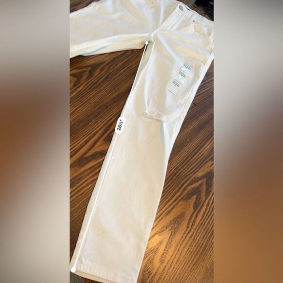 Aeropostale high waisted ankle jegging size 8 white denim NWT - Picture 16 of 16
